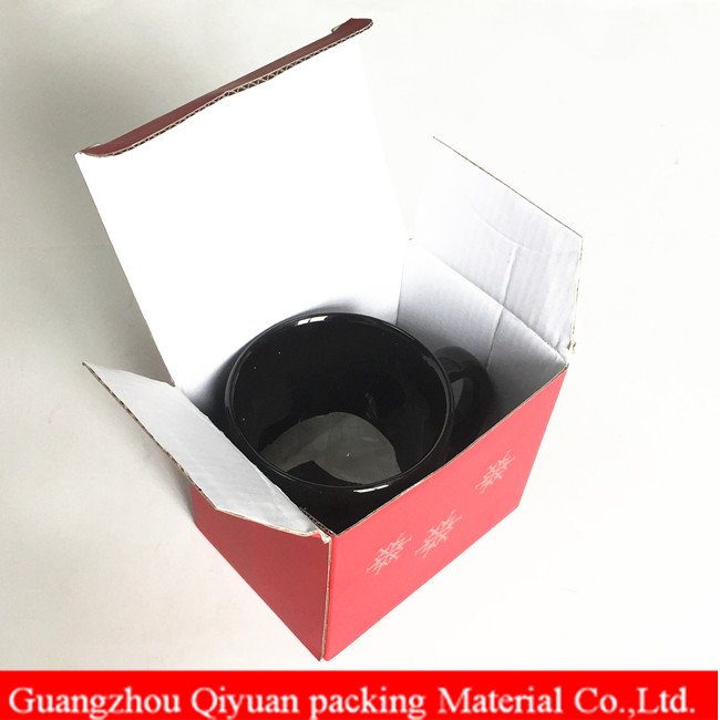 outer corrugated paper membrane box for coffee mug packaging