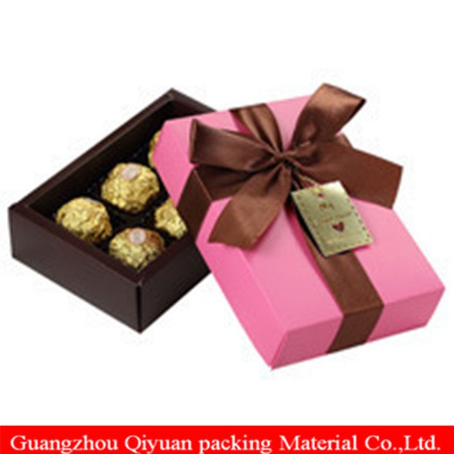 paper custom design rigid chocolate gift packaging carton box